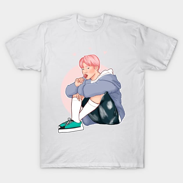 sweet jimin T-Shirt by ohnoballoons